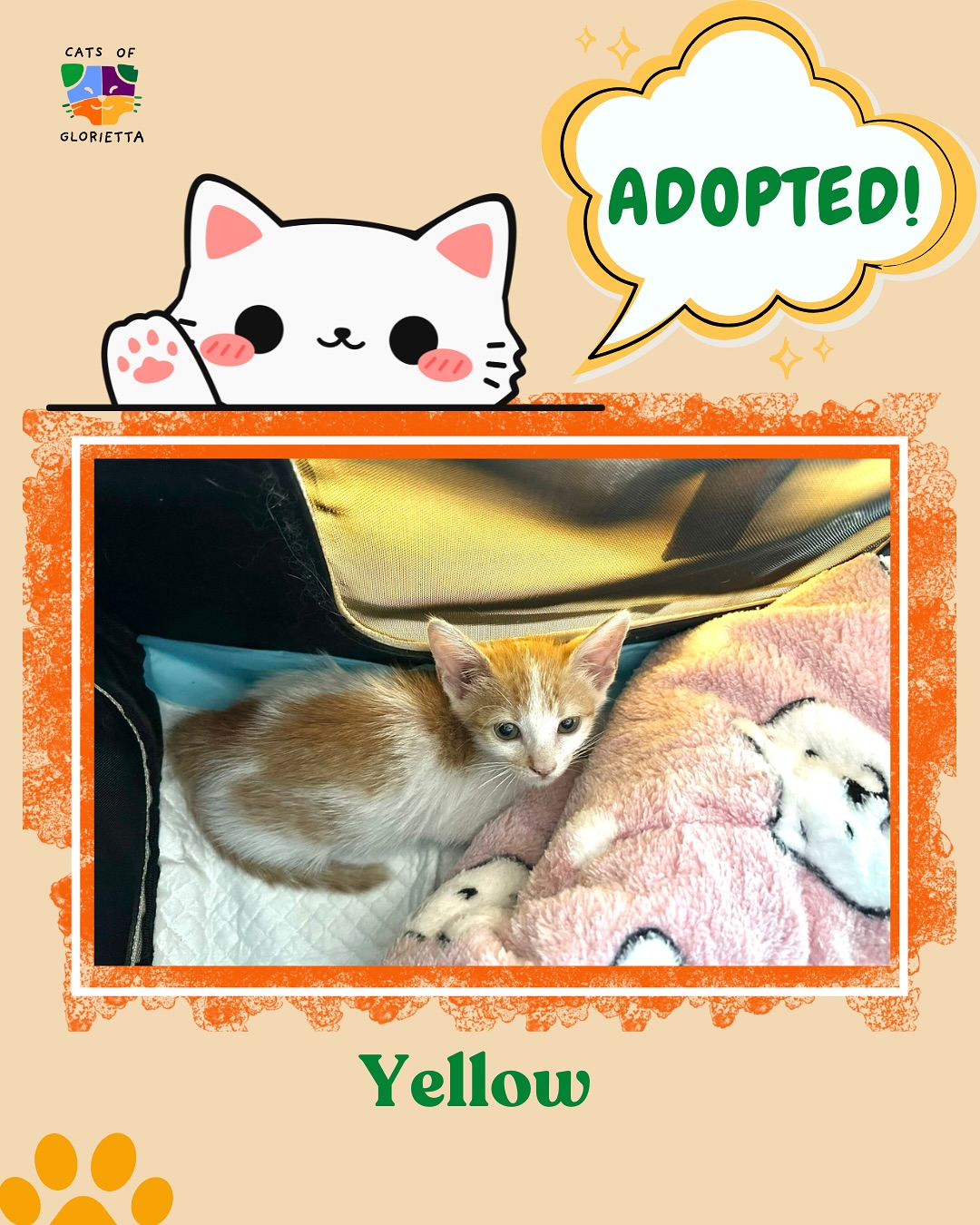 Yellow has been adopted